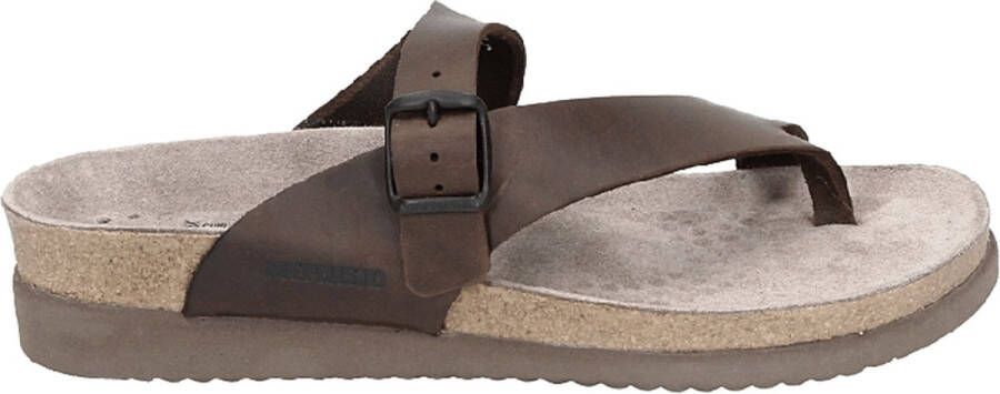 Mephisto HELEN SCRATCH Volwassenen Dames slippers Kleur: Bruin