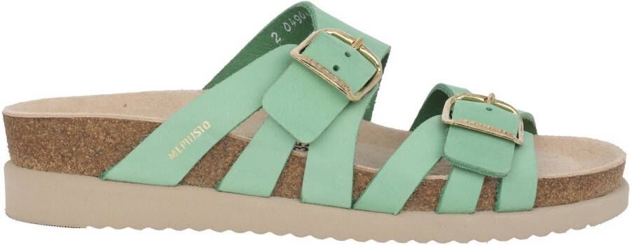 Mephisto Groene slipper voor dames Green Dames