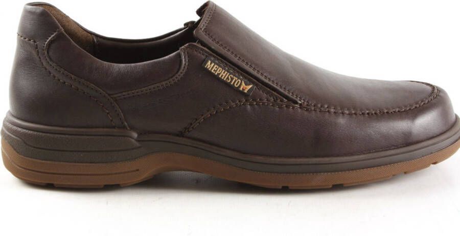 Mephisto Heren Instappers & Mocassins Davy Dark Brown Donkerbruin ½