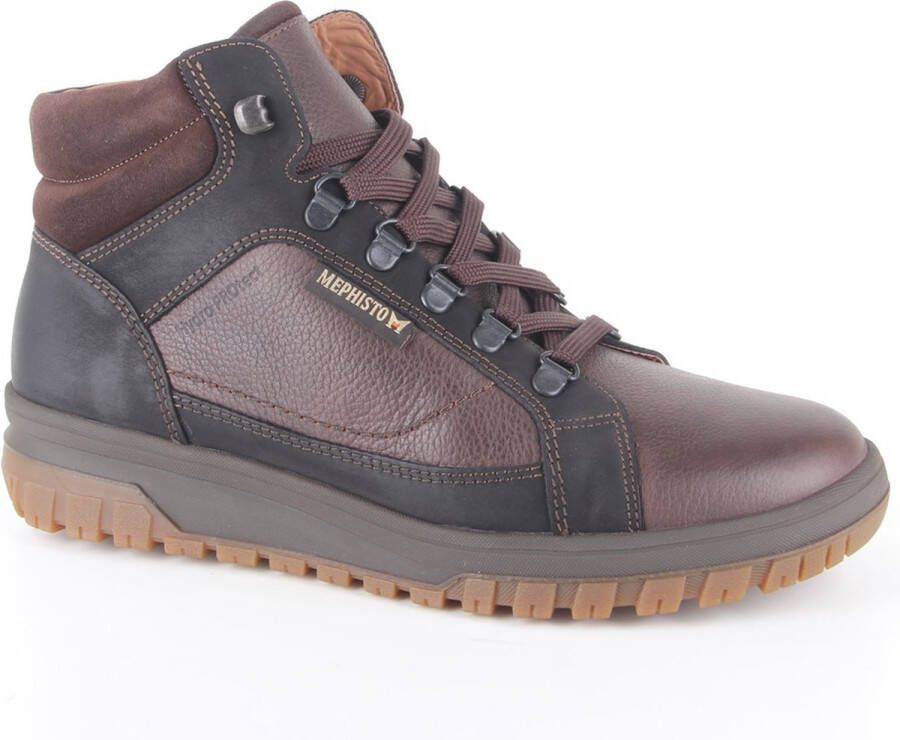 Mephisto PITT NEVADA Volwassenen sneakers veterschoenVrije tijd half-hoog Bruin