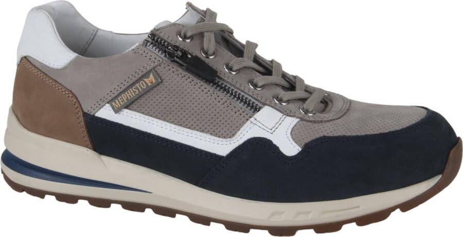 Mephisto Heren Veterschoenen Bradley Deep Blue Donkerblauw