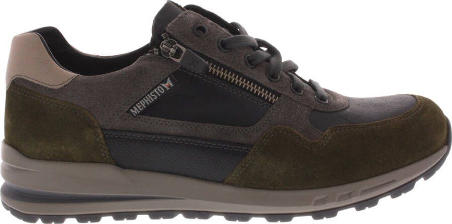 Mephisto BRADLEY VELSPORT Volwassenen Heren sneakersHeren veterschoenVrije tijdsschoenen Groen