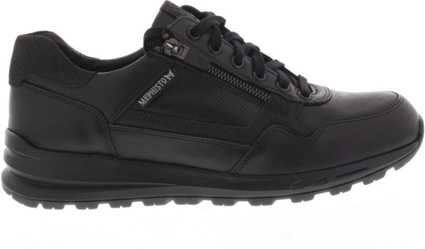 Mephisto Heren Veterschoenen Bradley Randy Black Zwart