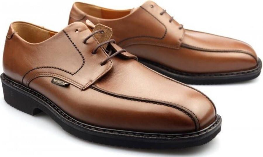 Mephisto Kastanjebruine Leren Schoenen Brown Heren