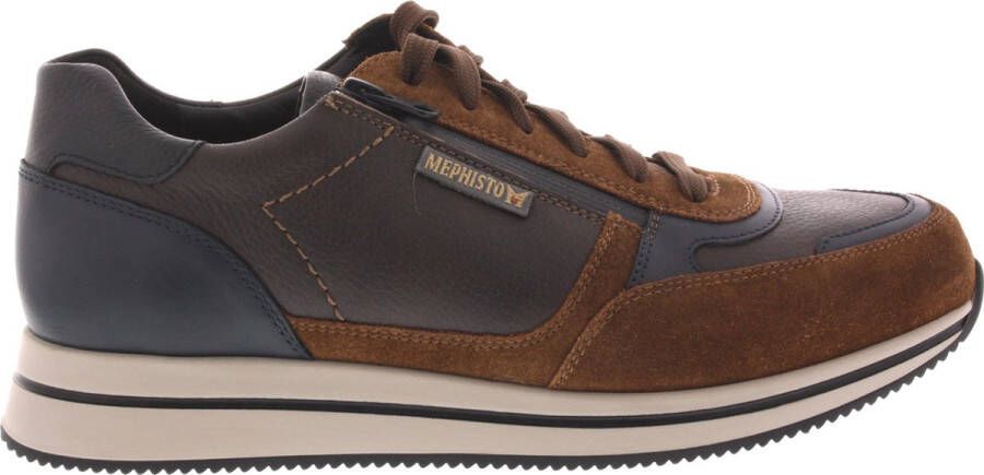 Mephisto Heren Veterschoenen Gilford Brown Bruin ½