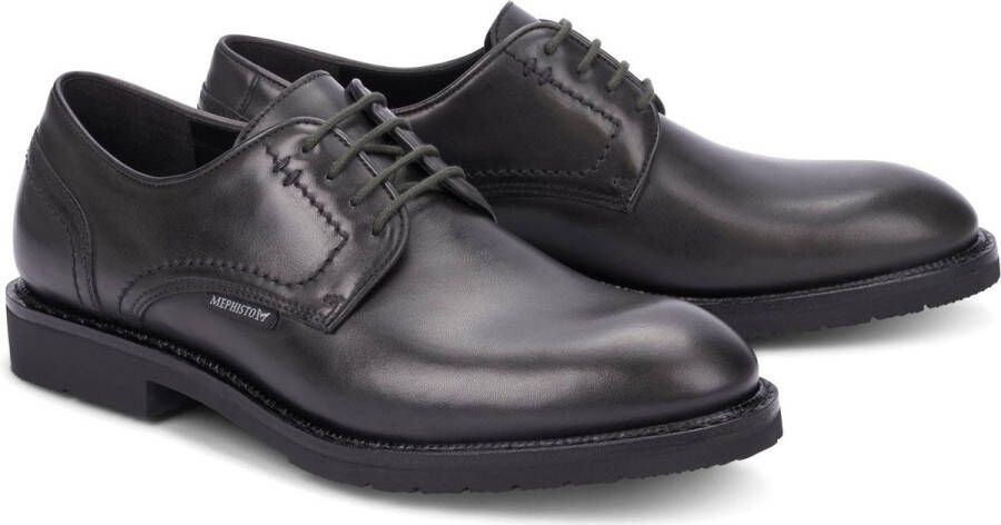 Mephisto Stijlvolle Herenschoen met Veters Gray Heren