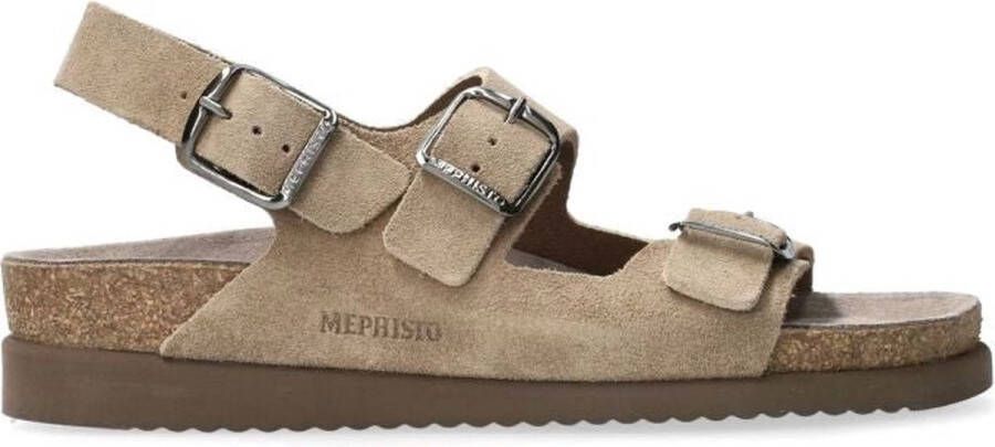 Mephisto Grijze Damessandaal Comfortabele Pasvorm Gray Dames