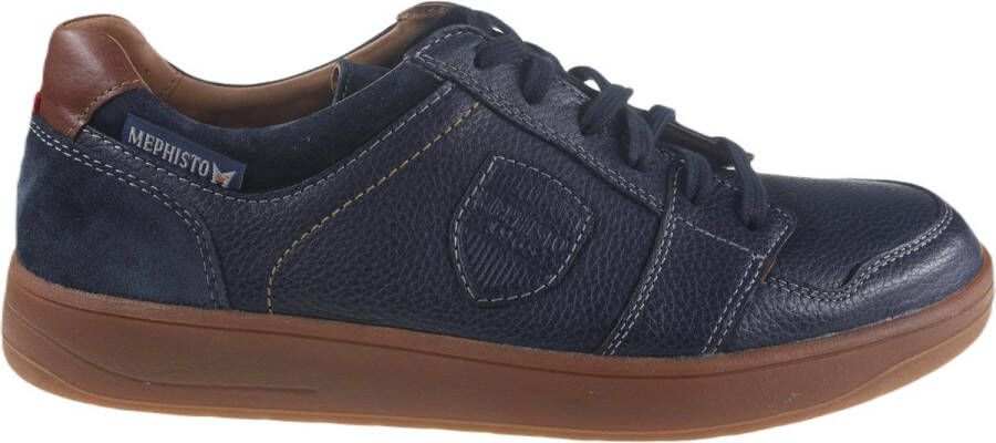 Mephisto Blauwe Heren Sneaker Trendy Stijl Blue Heren