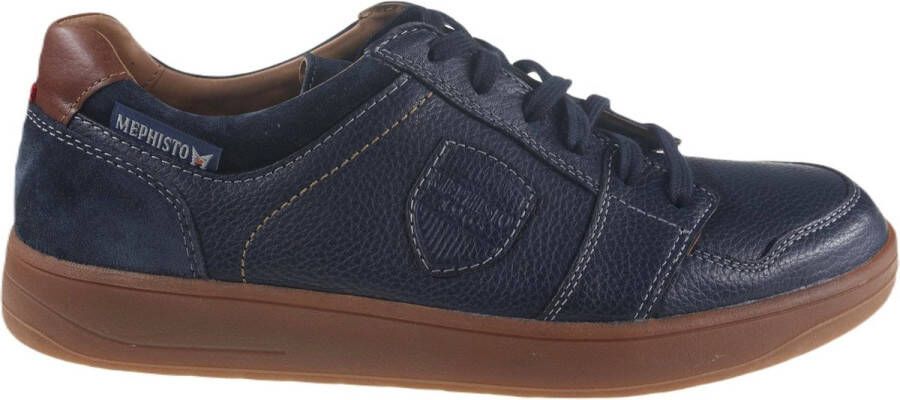 Mephisto Blauwe Heren Sneaker Trendy Stijl Blue Heren