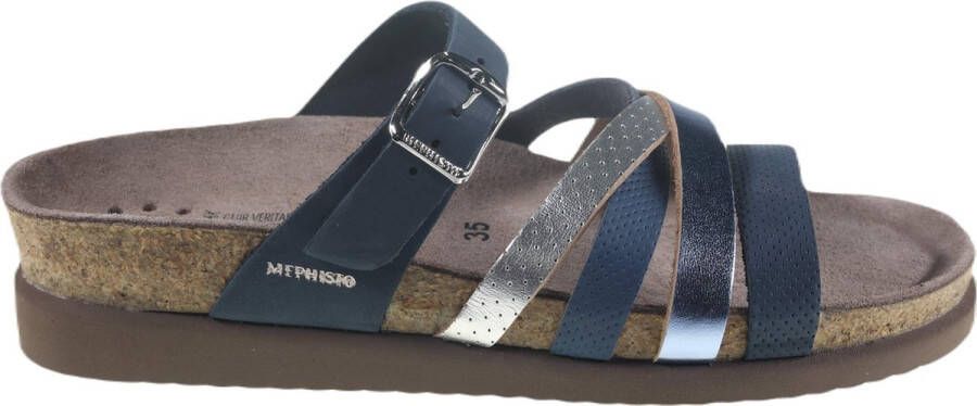 Mephisto Comfort Sandaal Blauw Mix Blue Dames