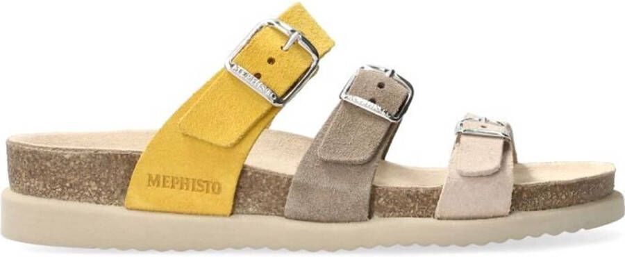 Mephisto Gele Band Sandaal met SOFT-air Technologie Multicolor Dames