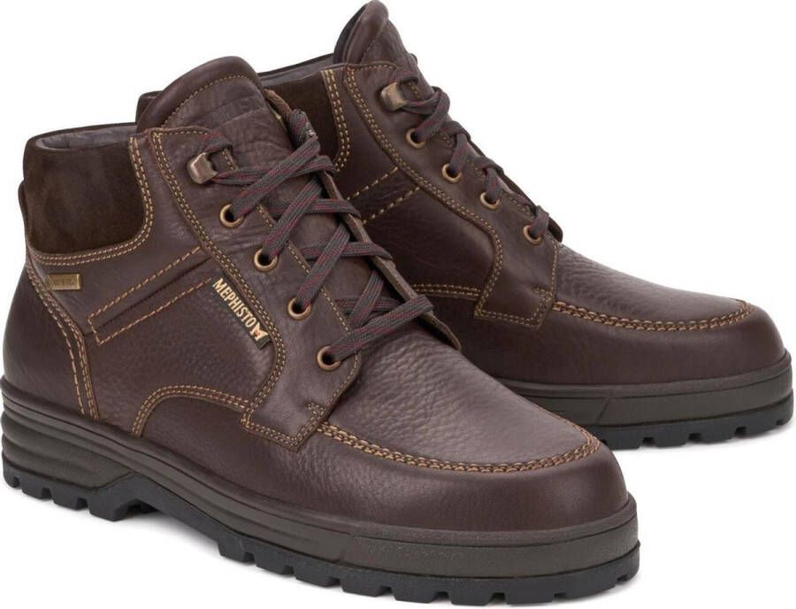 Mephisto JIM-GT Heren Enkellaars Kastanjebruin GORE-TEX (Waterdicht)