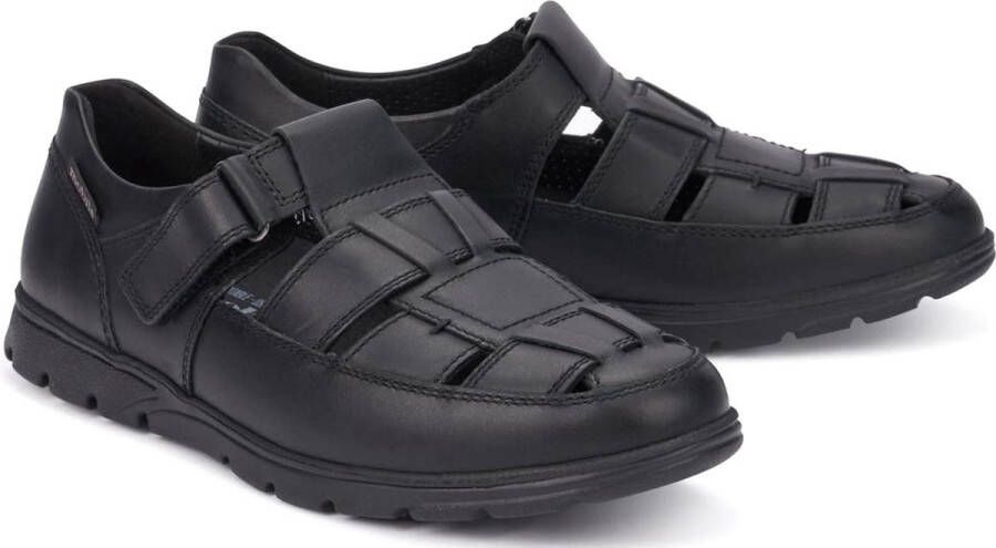 Mephisto Comfortabele Kenneth Herensandaal Black Heren