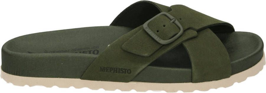 Mephisto KENNIE SANDVEL Dames slippers Groen