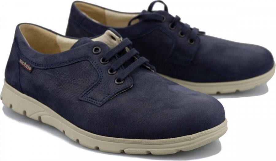 Mephisto Mobils KILIAN heren veterschoen blauw