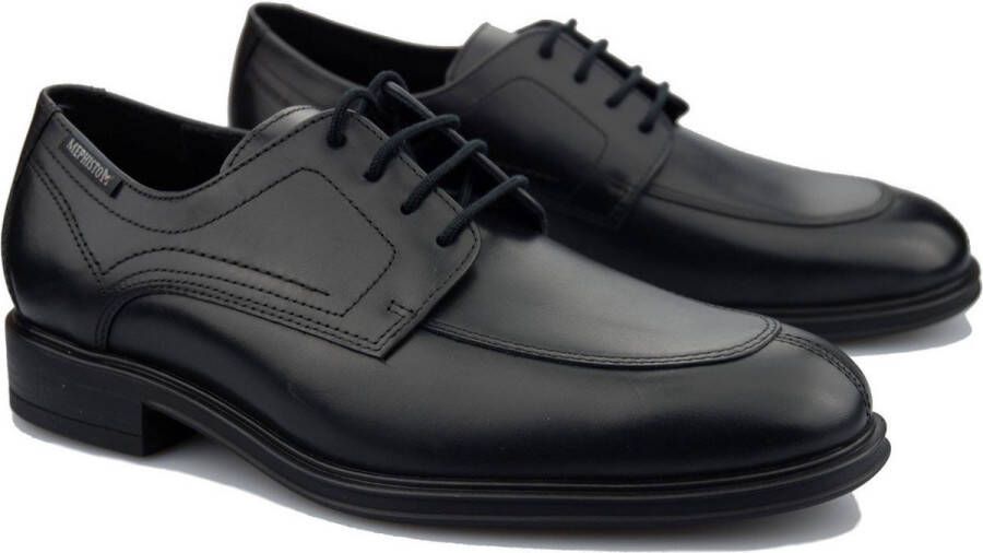 Mephisto Stijlvolle Herenschoen met Veters Black Heren