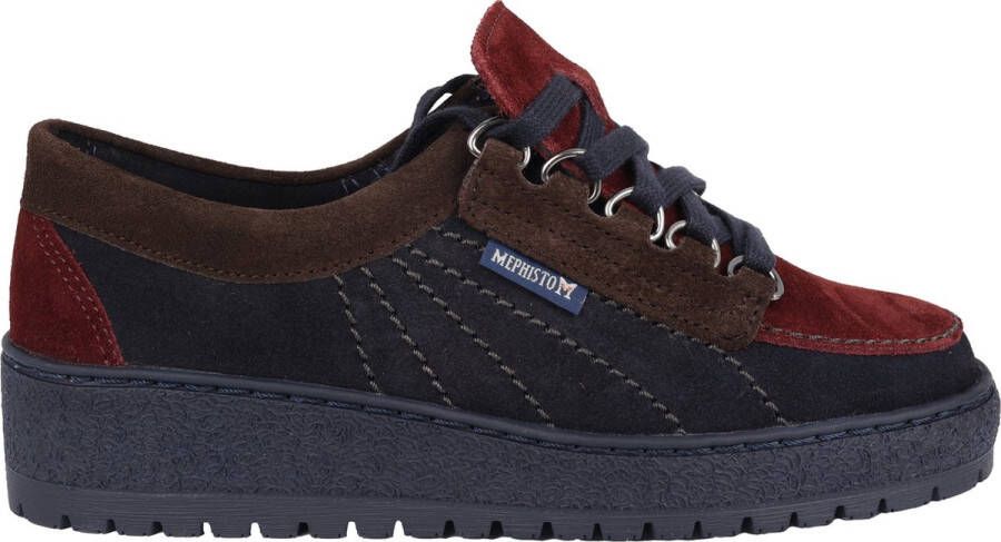 Mephisto Lady dames veterschoen blauw