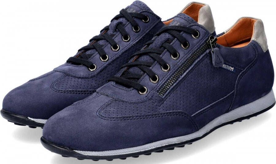 Mephisto LEON heren sneaker blauw