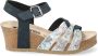 Mephisto Blauwe damessandaal met klittenbandsluiting Multicolor Dames - Thumbnail 1