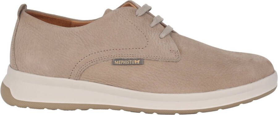 Mephisto Beige veterschoen voor heren Beige Heren