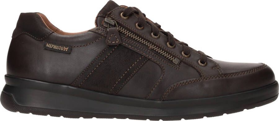 Mephisto LISANDRO 6151 11751 Donkerbruine heren sneakers wijdte H