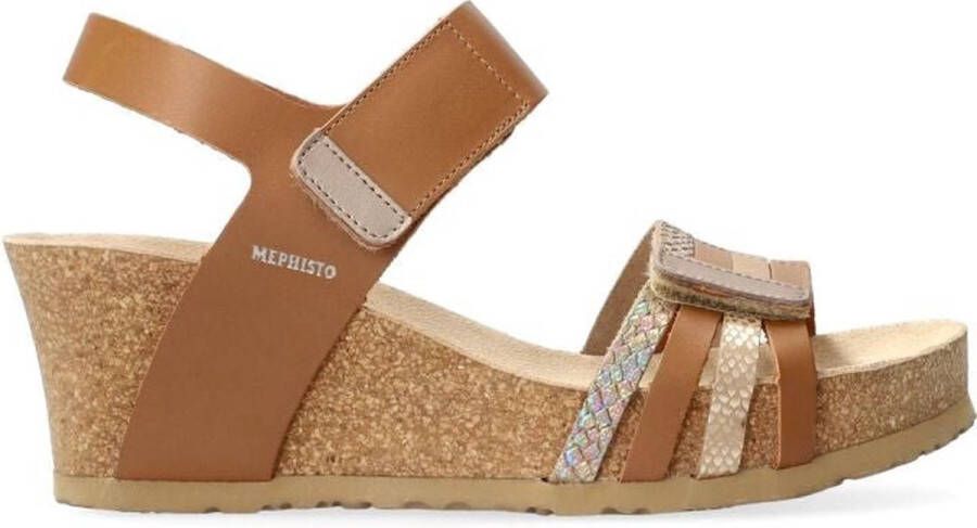 Mephisto Stijlvolle Lucia Sandaal voor Dames Brown Dames