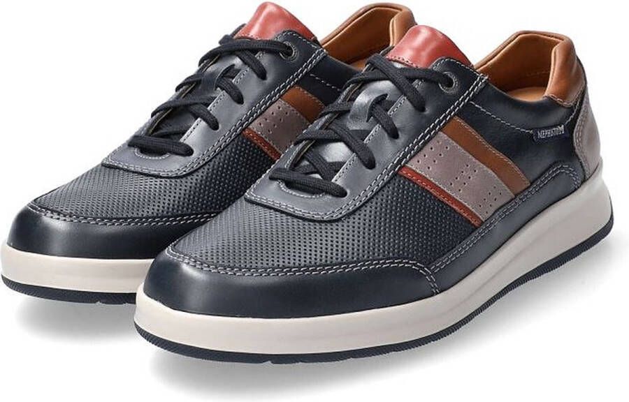 Mephisto Leren sneaker met relaxte pasvorm Blue Heren