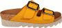 Mephisto Comfortabele slide sandaal in Mango geel Yellow Dames - Thumbnail 1