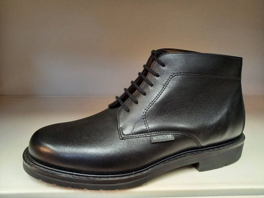 Mephisto MANOLO halfhoge veterschoen zwart (7)