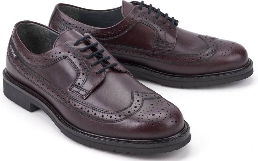 Mephisto MATTHEW Heren Veterschoenen Handgemaakt Rood