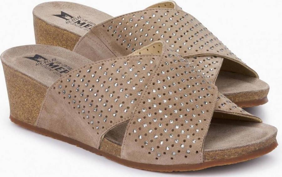 Mephisto Spark Damesandaal Taupe Beige Dames