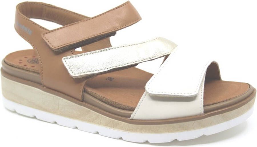 Mephisto MERIL SILK 7880 9502 7811 Off White combi kleurige dames sandalen