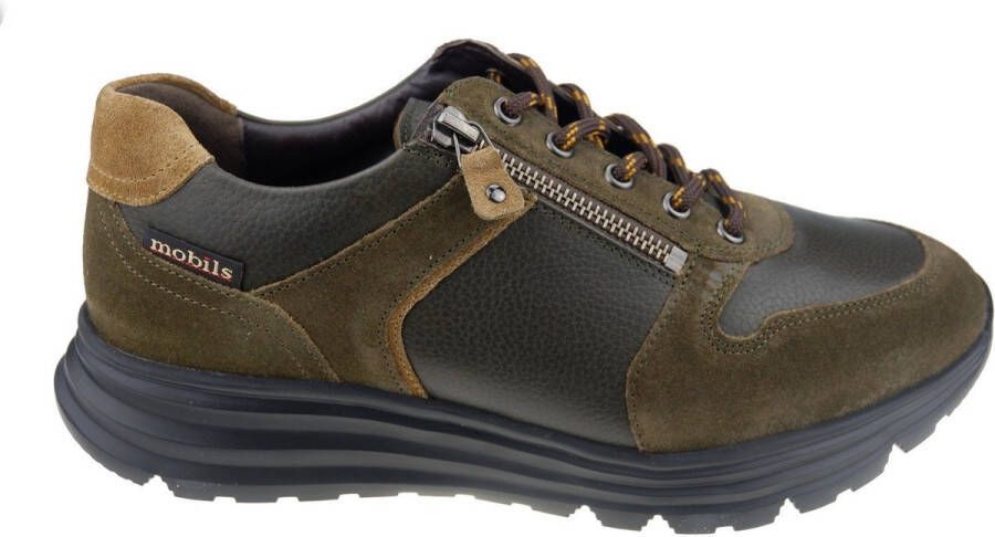 Mephisto Trendy Brayan Heren Sneaker Brede Pasvorm Green Heren