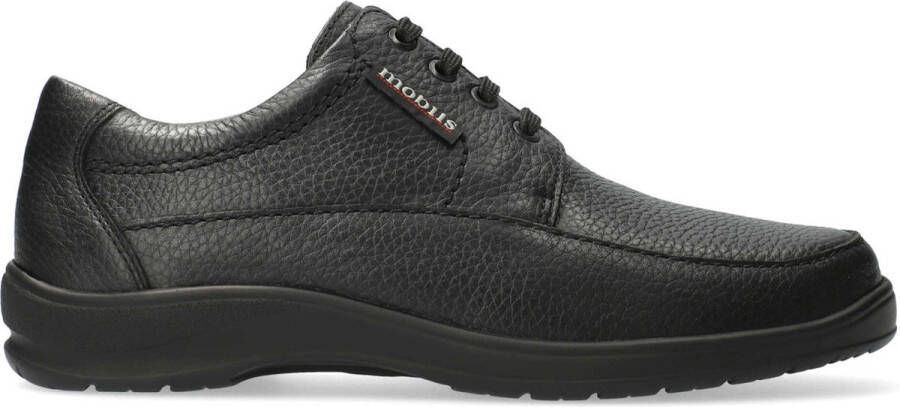 Mephisto Ergonomische zwarte schoenen Ezard Black Heren