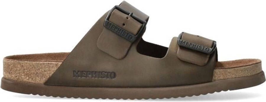 Mephisto Comfortabele Nerio Herensandaal Green Heren