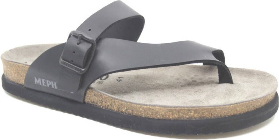 Mephisto NIELS SCRATCH Volwassenen Heren slippers Kleur: Zwart