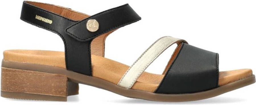 Mephisto Stijlvolle dames sandaal met Soft-Air tussenzool Black Dames