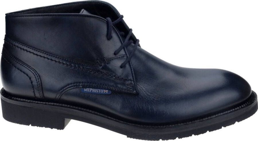 Mephisto Elegante Goodyear Veterschoen Blue Heren