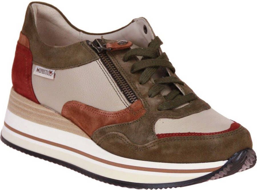 Mephisto Olimpia Beige-Multi Sneaker