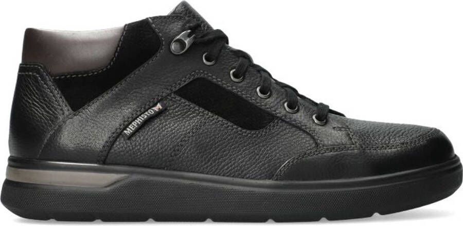 Mephisto Sportieve en casual halfhoge sneaker Black Heren