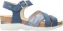 Mephisto Elegante Otalya Sleehak Sandaal Blue Dames - Thumbnail 1