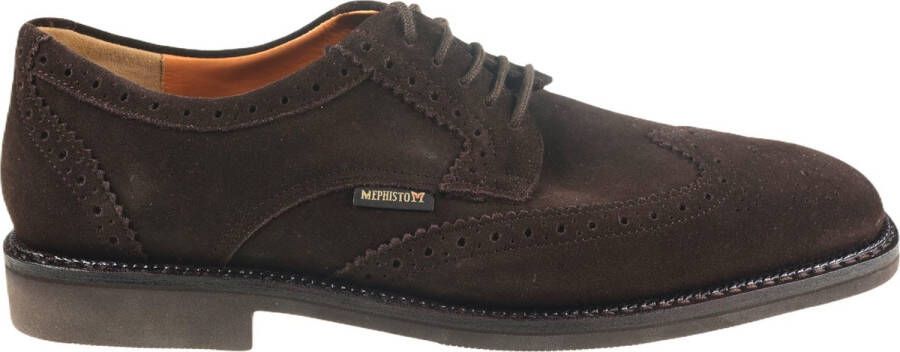 Mephisto Handgemaakte Veterschoen Goodyear Constructie Brown Heren