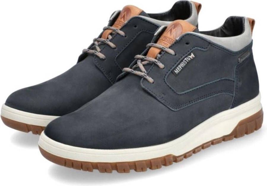 Mephisto Pedro GT Heren Enkellaars Blauw Waterdicht Blue Heren