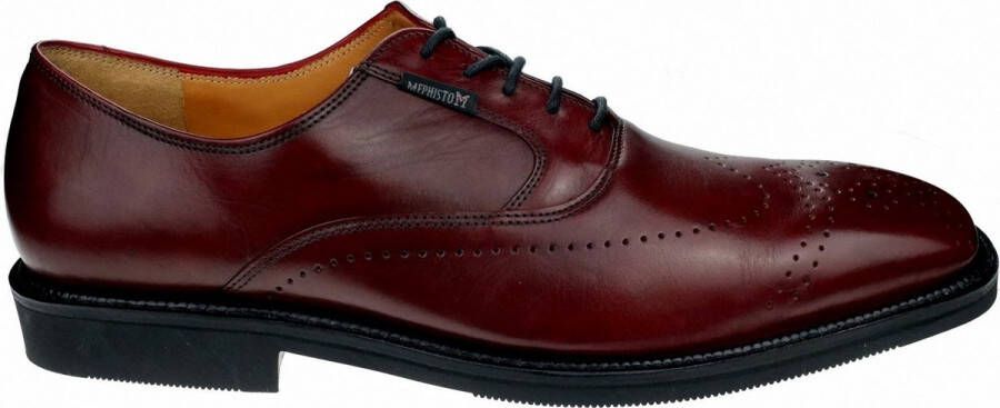 Mephisto Elegante Veterschoen met Soft Air Technologie Red Heren