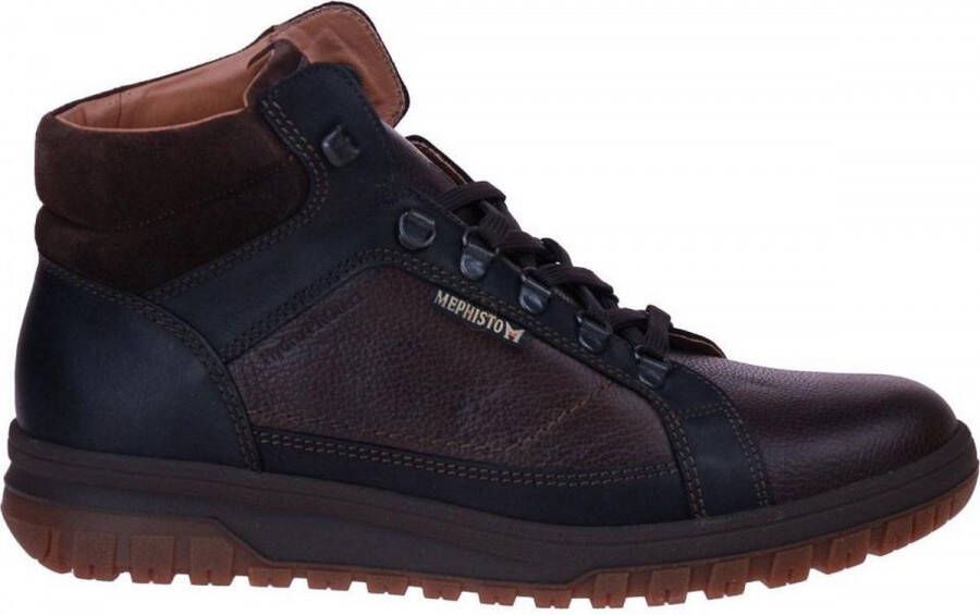 Mephisto PITT NEVADA Volwassenen sneakers veterschoenVrije tijd half-hoog Bruin