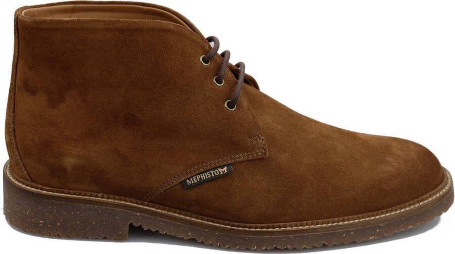 Mephisto Stijlvolle Enkellaarzen Brown Heren