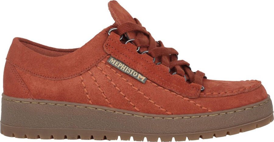 Mephisto Rainbow heren veterschoen rood