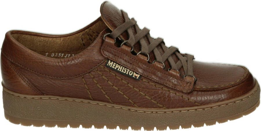 Mephisto RAINBOW MAMOUTH CasualHeren sneakersHeren veterschoenVrije tijdsschoenen Cognac