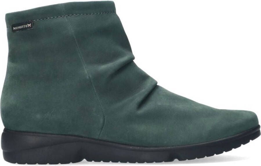 Mephisto Groene enkellaars met rits Green Dames