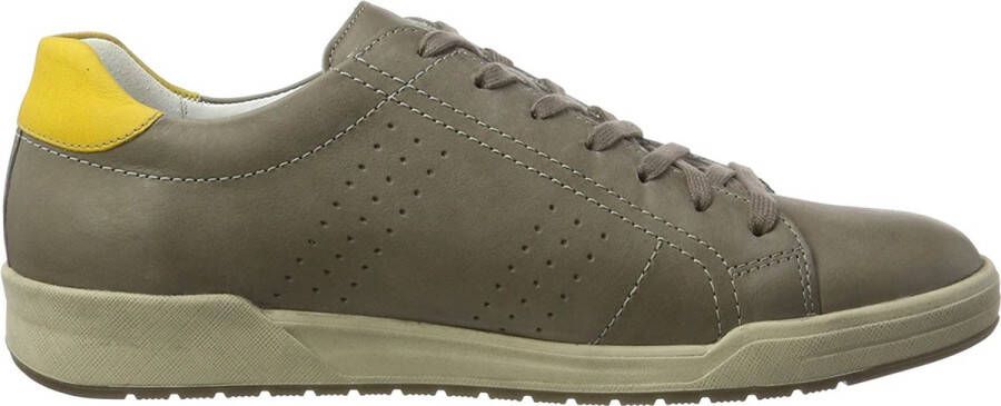 Mephisto Leren Sneaker Pewter Grey Gray Heren